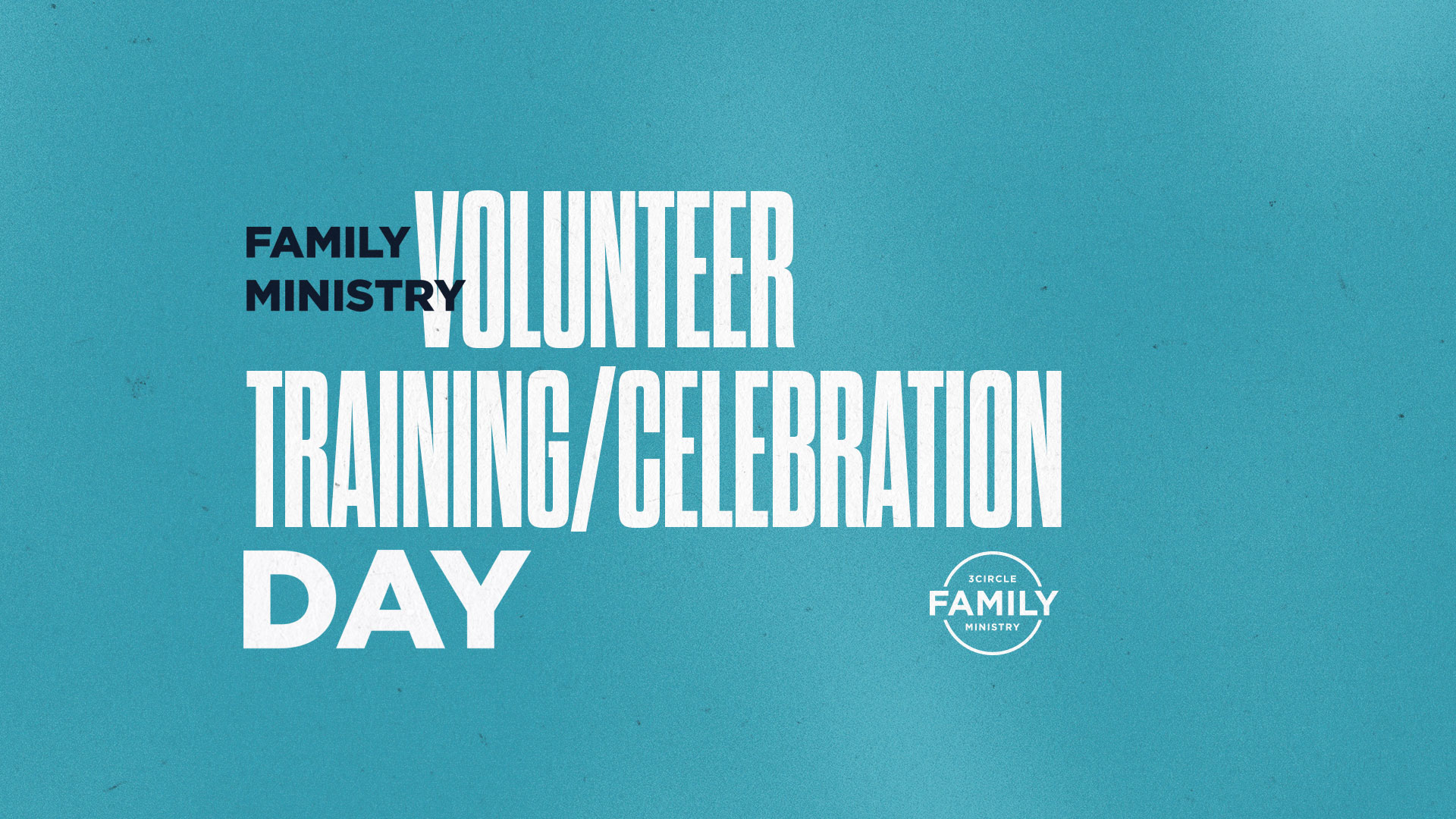 Volunteer Training/Celebration Day